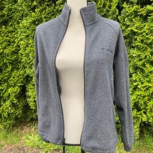 Grey fleece Columbia hoodie
